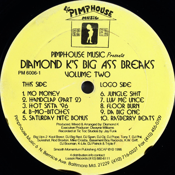 Album herunterladen Diamond K - Diamond Ks Big Ass Breaks Volume 3