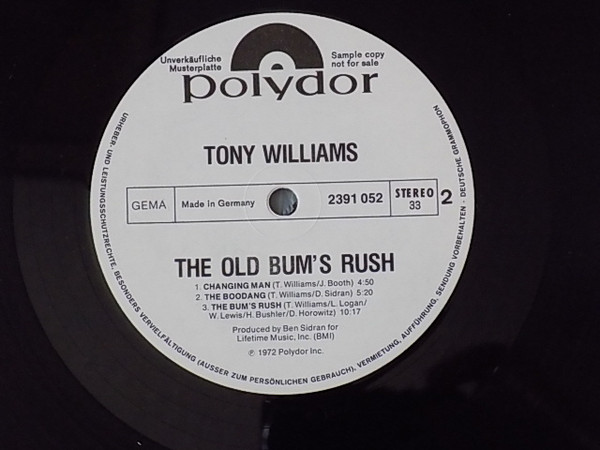 The Tony Williams Lifetime – The Old Bum's Rush (2005, Paper