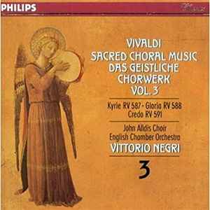 Sacred Choral Music Vol. 3 - Vivaldi, John Alldis Choir, English Chamber Orchestra, Vittorio Negri