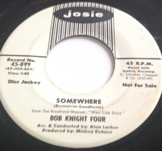 Bob Knight Four - Memories / Somewhere | Releases | Discogs