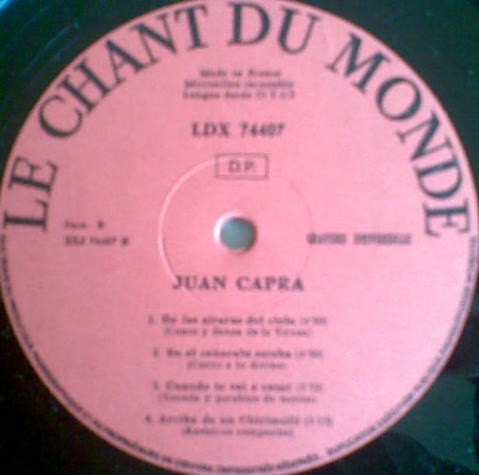 ladda ner album Juan Capra - Chili Canto A Lo Humano