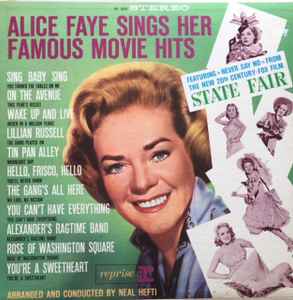 Alice Faye - Alice Faye Sings Her Famous Movie Hits album cover