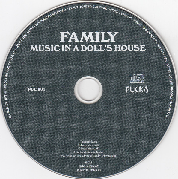 Family – Music In A Doll's House (2006, Vinyl) - Discogs