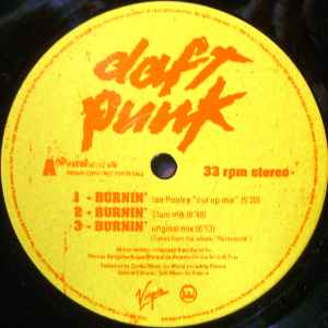 Daft Punk – Burnin' (1997, Vinyl) - Discogs