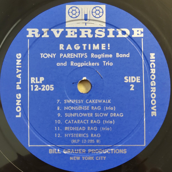 baixar álbum Tony Parenti's Ragpickers Tony Parenti's Ragtime Band - Ragtime