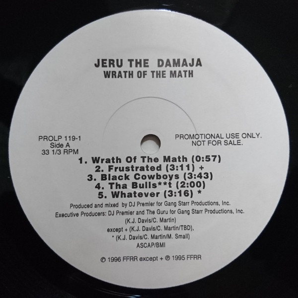 Jeru The Damaja – Wrath Of The Math (1996, Vinyl) - Discogs