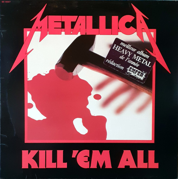 kill 'em all LP, vinilo metallica