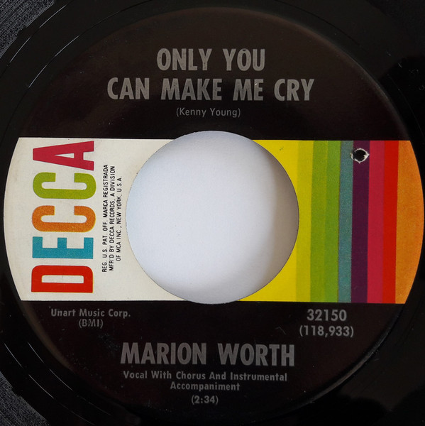 baixar álbum Marion Worth - Only You Can Make Me Cry