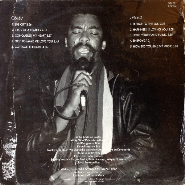 Tyrone Taylor – Cottage In Negril (1984, Vinyl) - Discogs