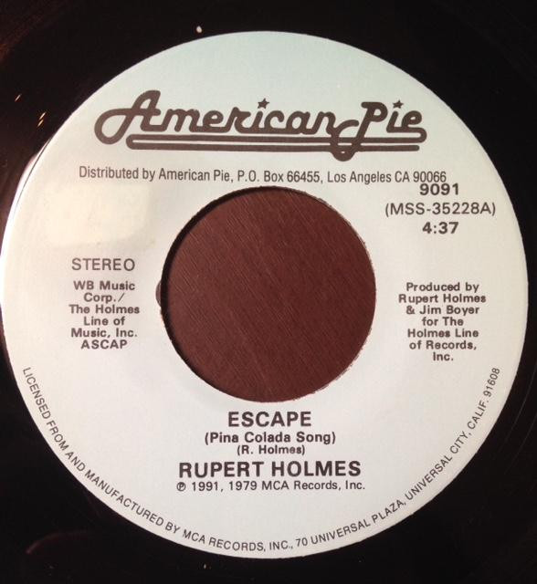ladda ner album Rupert Holmes - Escape The Piña Colada Song Him