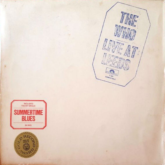 The Who – Live At Leeds (1970, Vinyl) - Discogs