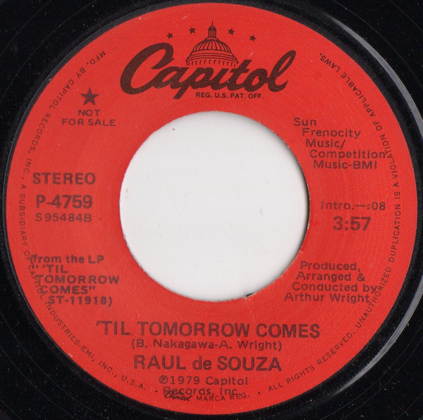 Raul De Souza – 'Til Tomorrow Comes (1979, Vinyl) - Discogs