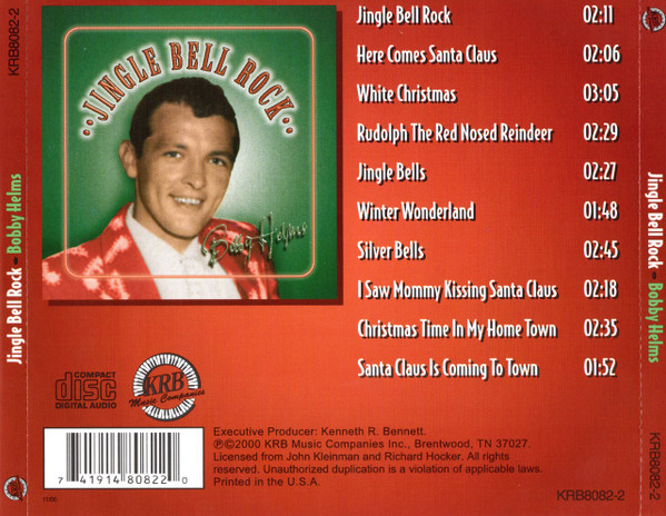 Bobby Helms – Jingle Bell Rock (1980, Yellow Labels, Vinyl) - Discogs