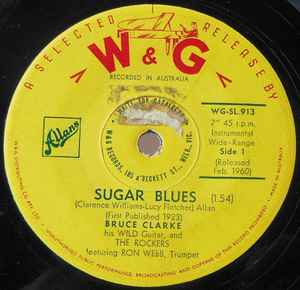 Bruce Clarke And The Rockers - Sugar Blues / Golden Wedding (Rock) album cover