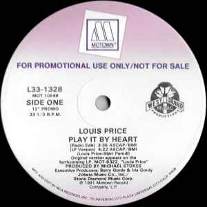 Louis Price - Play It By Heart album cover