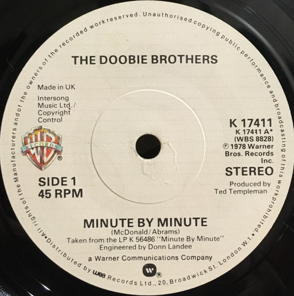 The Doobie Brothers – Minute By Minute (1978, Vinyl) - Discogs