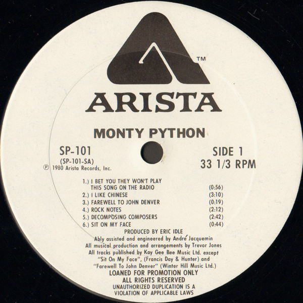 Album herunterladen Monty Python - Monty Pythons Contractual Obligation Sampler