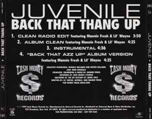 Juvenile (2) - Back That Thang Up album cover