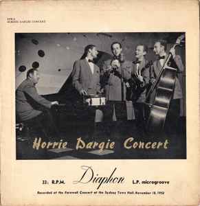 The Horrie Dargie Quintet - Horrie Dargie Concert album cover