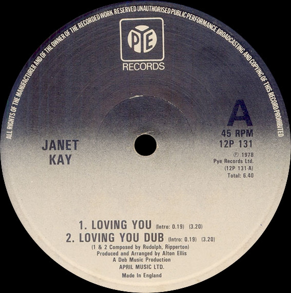 Janet Kay - Loving You | Releases | Discogs