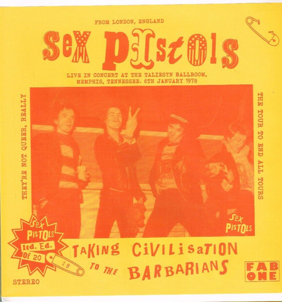 Sex Pistols – Taking Civilisation To The Barbarians (Pink vinyl