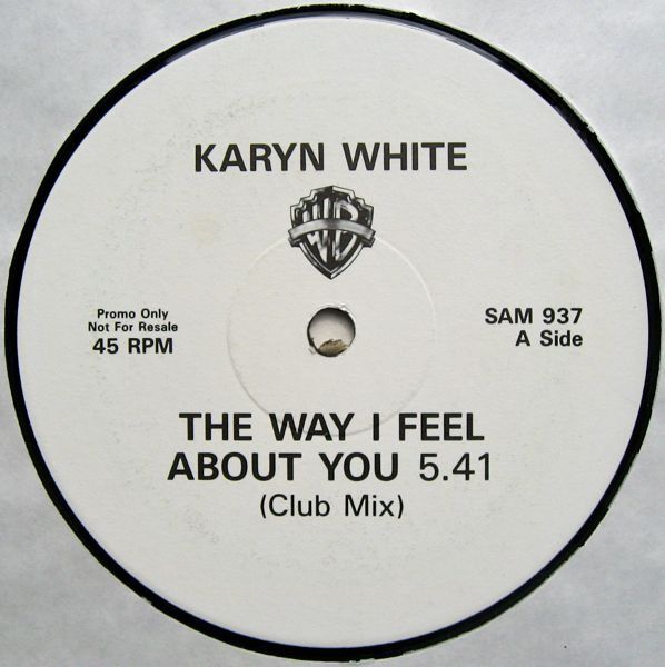 Karyn White – The Way I Feel About You (1991, Vinyl) - Discogs