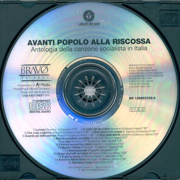 Album herunterladen Download Various - Avanti Popolo Alla Riscossa Antologia Della Canzone Socialista In Italia album