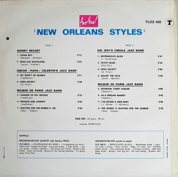 last ned album Various - New Orleans Styles