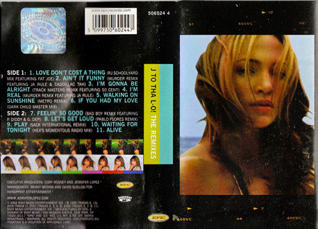 Jennifer Lopez – J To Tha L-O! (The Remixes) (2002, Cassette