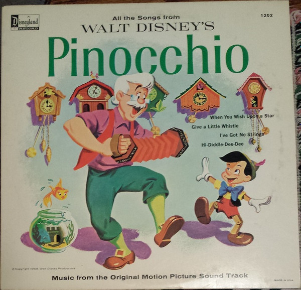 Unknown Artist – Walt Disney's Pinocchio (1959, Yellow Labels
