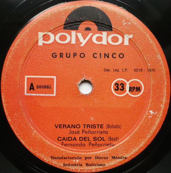 télécharger l'album Grupo Cinco - Verano Triste