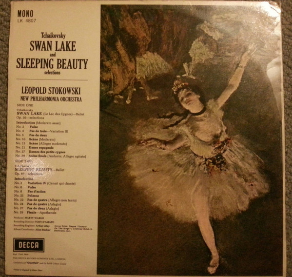 lataa albumi Tchaikovsky, New Philharmonia Orchestra, Leopold Stokowski - Swan Lake And Sleeping Beauty Selections