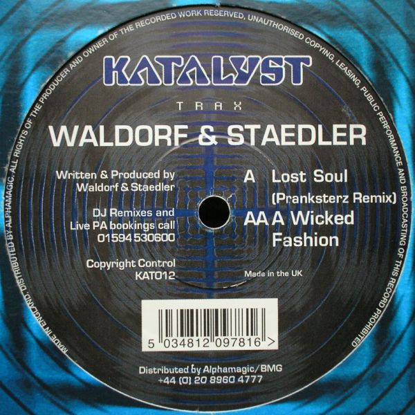 Waldorf & Staedler – Lost Soul / A Wicked Fashion (2001, Vinyl