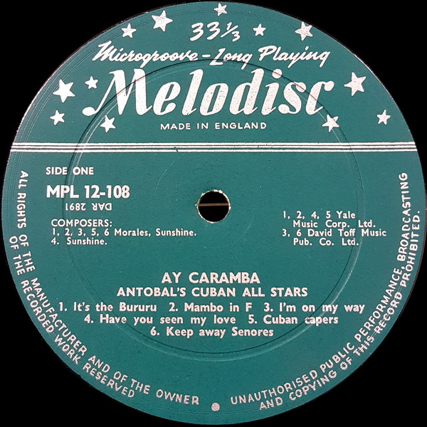 lataa albumi Antobal's Cuban AllStars - Ay Caramba