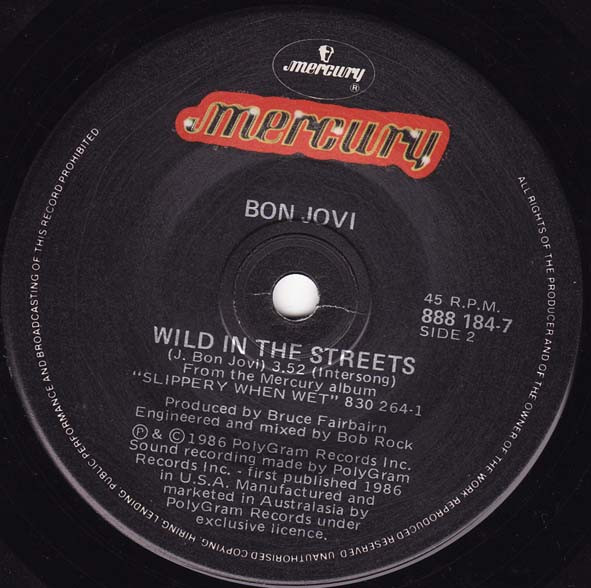 Bon Jovi u003d ボン・ジョヴィ – Livin' On A Prayer u003d リヴィン・オン・ア・プレイヤー (1987