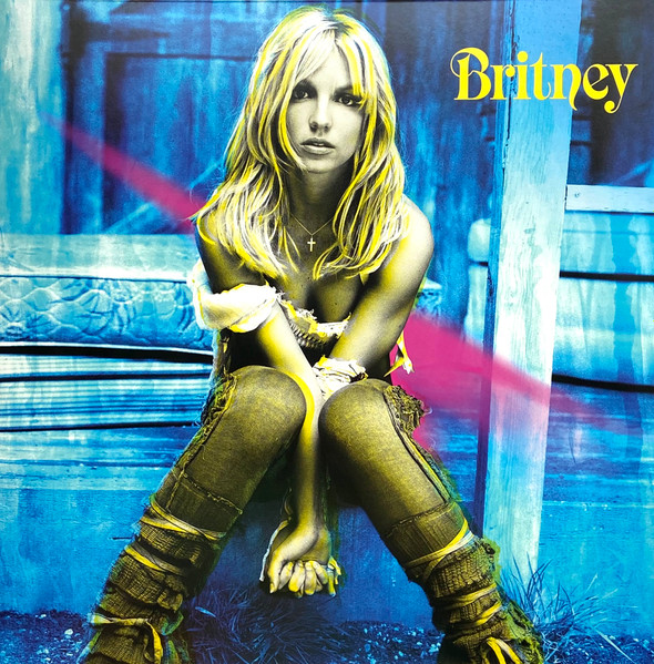 Britney Spears – Britney (2020, Clear With Blue & Yellow Splatter