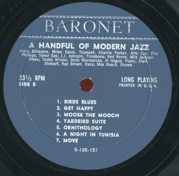 Album herunterladen Charlie Parker, Dizzy Gillespie, Miles Davis - A Handful Of Modern Jazz