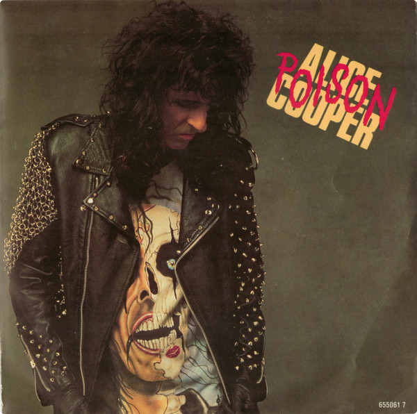 Cinta de casete vintage Alice Cooper basura 1989 hard rock heavy metal veneno 