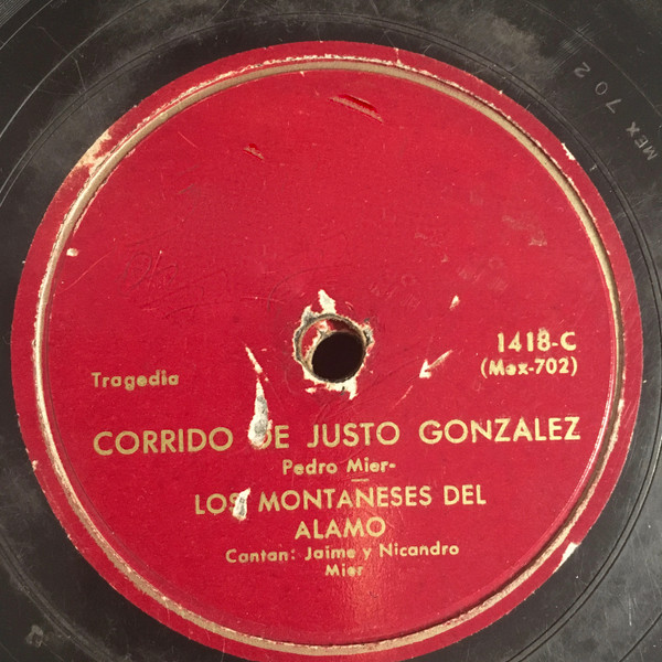 descargar álbum Los Montañeses Del Alamo - Corrido De Justo Gonzales Corrido De Alonso