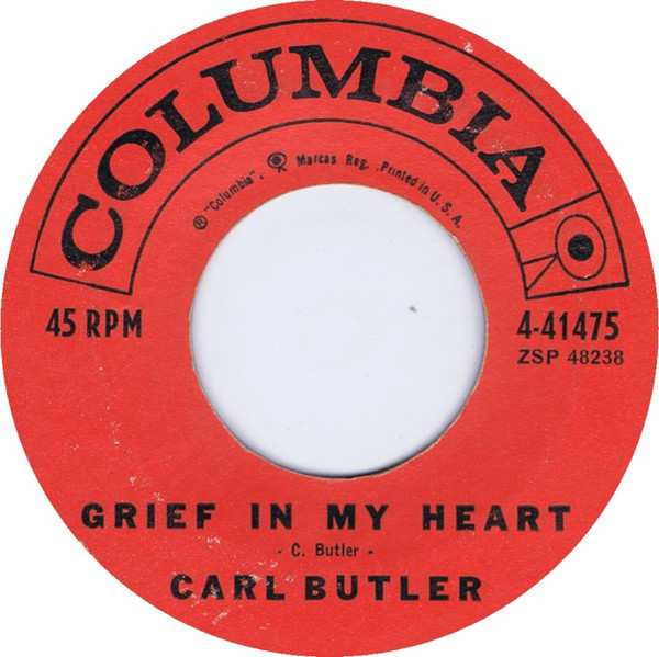 descargar álbum Carl Butler - Remember The Alamo Grief In My Heart