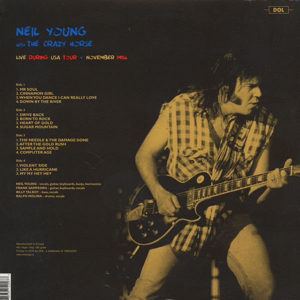 last ned album Neil Young & Crazy Horse - Live During USA Tour November 1986