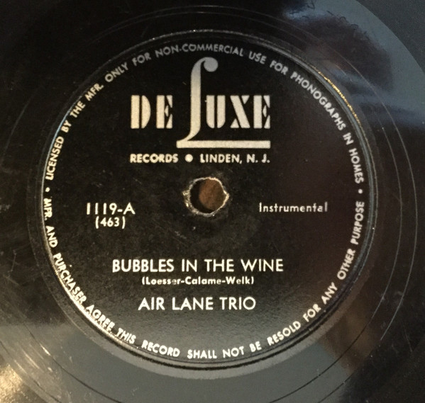 baixar álbum Air Lane Trio - Bubbles In The Wine Mickey