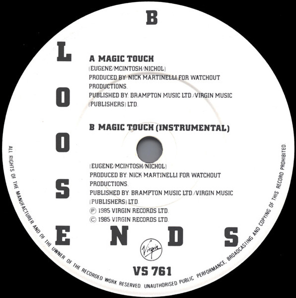 ルース・エンズLOOSE ENDS「マジック・タッチ」国内盤LP