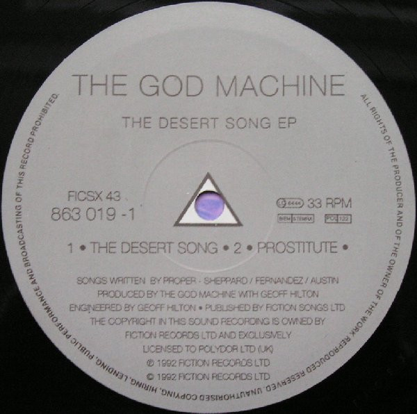 Album herunterladen The God Machine - The Desert Song EP