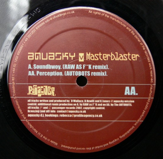 télécharger l'album Aquasky V Masterblaster - Soundbwoy Perception Remixes