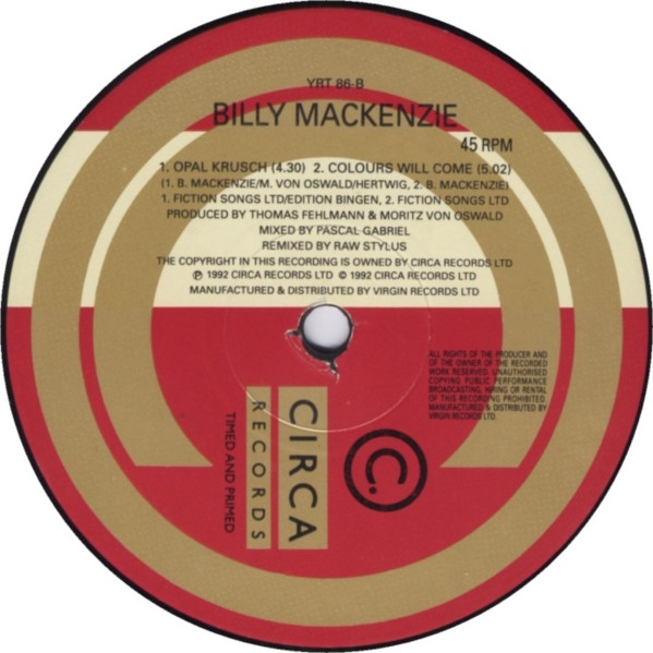 Album herunterladen Billy MacKenzie - Baby