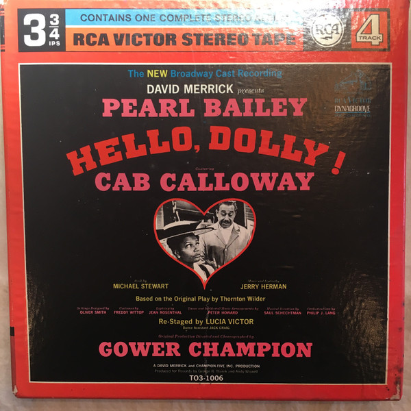 EMILY YANCY  NYC 1967 HELLO DOLLY Playbill PEARL BAILEY CAB CALLOWAY 