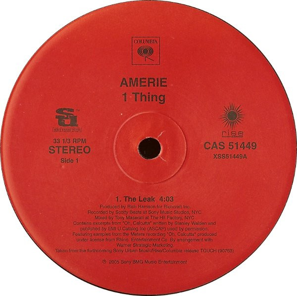 Amerie - 1 Thing | Releases | Discogs