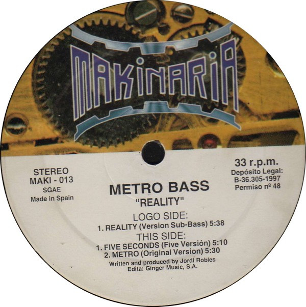 descargar álbum Metro Bass - Reality
