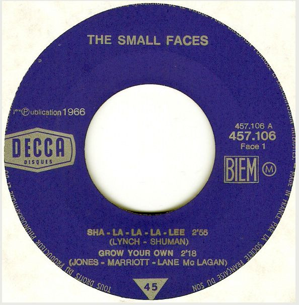 Album herunterladen Small Faces - Sha La La La Lee